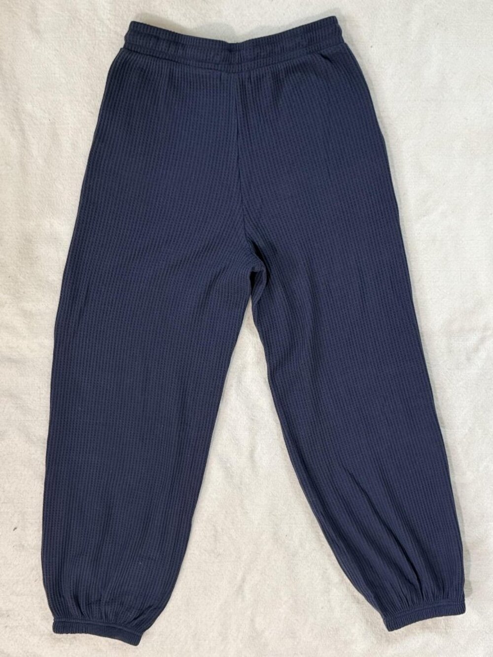 Chaser Waffle Knit Joggers NWT Midnight Blue Drawstring S